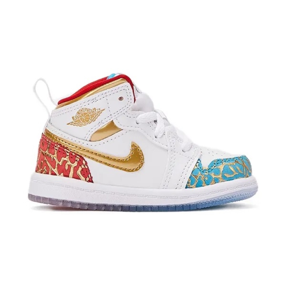 Jordan Kids Air Jordan 1 Mid "UNC to CHI" Sneakers 5C